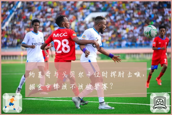 约基奇与戈贝尔卡位时挥肘击喉，掘金中锋该不该被禁赛？